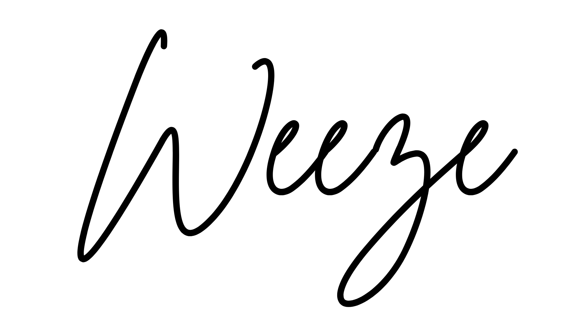 Weeze's signature